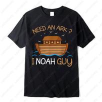 Need An Ark I Noah Guy Funny Biblical Ship Print Gift Men Women Cotton TShirt Lovely Summer Casual Camisetas Short Sleeve Tees S įvairiaspalvis