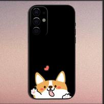 Pet Koki Corgi Dog Phone Case For Samsung S25,S24,S21,S22,S23,S30,Ultra,S20,Plus,Fe,Lite,Note,10,9,5G Black Soft Cover Samsung S25