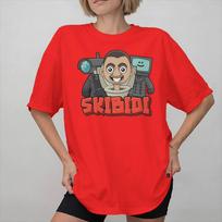 Skibidi Toilet Titan SpeakerUnisex Outfit Unisex Women T Shirt Pure Cotton Tee Graphic Printing  Tops Tshirt S