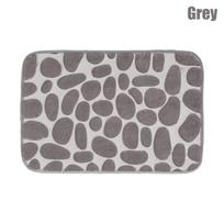 40*60cm Soft Bathtub Pebbles Living Room Bathroom Carpet Anti Slip Bath Mat Doormat pilka