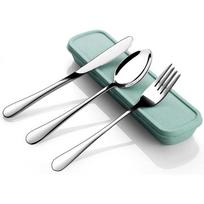 Cutlery Travel Set With Case Travel Kitchen Tableware Dinnerware Set For On-The-Go Dining