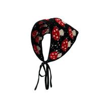 Mushroom Knit Hairband Crochet Cotton Hollow Triangle Bandana Scarf Sweet Cute Headband Turban Headwear juoda