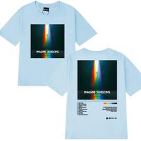 Imagine Dragons Evolve Album Double Sided print T shirt Unisex Women vintage Hip Hop streetwear Unisex Cotton short sleeve Tshirts S