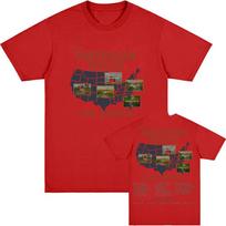 The American Route Tour Tshirt Singer SAM BARBER Graphic Tshirts Short Sleeve Loose Casual Male T Shirt Unisex Women Clothing Tees S