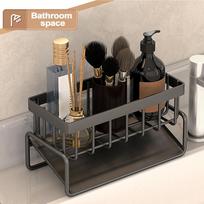 Kitchen Sponge Holder Plastic Sink Drain Rack Quick Drainage Waterproof Rack Gadgets Organizer Bathroom Storage Accessories CN