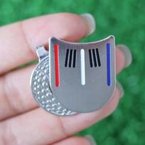 Golf Ball Marker Cap Clip Premium Metal Material Practical Putting Alignment Aiming Tool Hat Clip for Enhanced Golf Performance