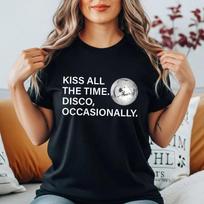 Disco Occasionally T-Shirt Party Quote Harry Styles UK Tour 2026 Unisex Gift Top S įvairiaspalvis
