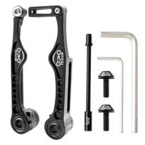 1 Set Universal Bike Brake Brake Caliper Aluminum Alloy V Adjustable Wear-resistant for Mountain Bike