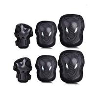 6Pcs Elbow Knee Wrist Pads Brace Rollerblading Protective Guard Sports Skating