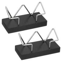 2/4Pcs Business Card Holder Organizer Office Desk Display Stand Memo Counter Accessories Tabletop Shelf Wooden Name Card Holder
