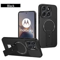 For Motorola Edge 60 Fusion Case Moto Edge 60s Phone Case Moto Edge 60 Cover Magnetic Mounting Bracket Protect hard Back Cover Motorola Edge 60