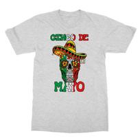 Skull Wearing Sombrero 2019 Cinco De Mayo Men's T-Shirt S įvairiaspalvis