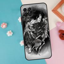 Japanese Style Samurai Art Case For Honor Magic 7 Lite 5 6 Pro Honor X9a X8a X8 X9 X8b X9c X9b 50 70 90 200 Lite Cover For Honor 50