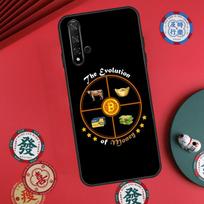 Bitcoin Evolution Of Money For Huawei Nova 11i 8i 12i 12s 9 10 SE Y60 Y70 Y90 Y72 Y73 Y61 Y91 P60 Pro P30 P40 Lite Case For Huawei P20 Lite