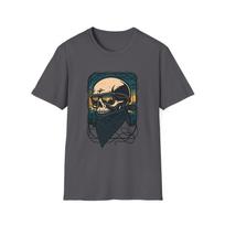 Unisex Softstyle T-Shirt Skull Bandana Sunglasses Sunrise Urban Street Power S įvairiaspalvis