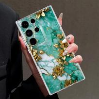 Case for Samsung Galaxy S26 S22 FE S24 S21 S25 Edge Note 20 Ultra 10 S23 Ultra S20 Plus Phone Cover Flower Marble Galaxy S24 FE