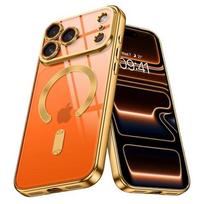 Etui Z Magsafe Do Apple Iphone 17 Pro - Obudowa Glamour Z Ochroną Obiektywu, Eleganckie I Odporne Na Zarysowania - Alogy Luxuryring™ Glamour Case Gold