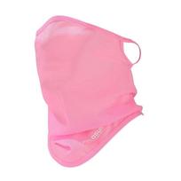 Dustproof Windproof Scarf Solid Color Mesh Mask Ice Silk Sunscreen Mask  Cycling rožinė