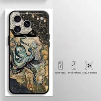 Case for Apple iPhone 17 Pro Max 16 Air 14 11 XR XS MAX 13 12 15 Pro 7 8 Funda Phone Cover Retro Pattern iPhone 12