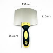 Stainless Steel Putty Shovel Durable Paint Feed Filling Scraper Ash Shovel  Construction Worker S-Square shape