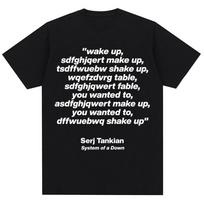 System of A Down Chop Suey Graphic T-shirt for Men and Women Fashion Retro Summer Print 100% Pure Cotton T-shirt S