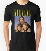 Nirvana Hanson Logo T-ShirtVintage Hot Trend Tee Gift 100% Cotton For Fans Unisex T-Shirt S įvairiaspalvis