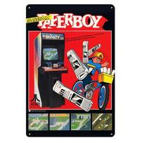 DORA Tin Sign Paperboy Retro Arcade Video Game Metal Poster  xcm x Inch  Aluminum 20x30cm（7.8x11.8inch）