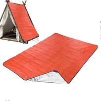 Emergency Thermal Blanket With Heat Retention Waterproof Survival Rescue Blanket 59x82 Inch For Camping Hiking  WSLIHV