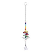 Glass Crystal Rainbow Ornament Chakra Hanging Suncatcher Window 1pcs Betterlifefg