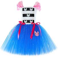 Gabby Dollhouse Costume Girls Fancy Tutu Dress Glitter Gabby Cat Tulle Princess Dress Set Kids Halloween Birthday Party Costumes 12M