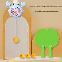 QuanShun Kids' Hanging Crab Ping Pong Trainer Set