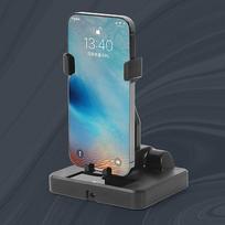 Desk Mute Automatic Swing Shaker Mobile Phone Stand Holder Automatic Swing Shake Phone Wiggler Pedometer Brush Stepper One Size