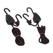 2 PCS Kayak Canoe Boat Rope Pulley Lock Strap Adjustable Hanger 1/8 Inch