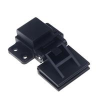 Juodas vinilinių plokštelių grotuvo dangtelio vyris, pagamintas iš ABS medžiagos, garso apsaugai, kompaktiško dydžio 6.3x4.7x4CM China Mainland