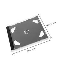 8Pcs High Clarity Reusable Cd Jewel Cases Disc Storage Holder Organizer for Cd Dvd Game Discs Protection Organization skaidri