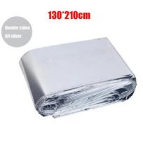 Emergency Blanket Outdoor Survive First Aid Rescue Kit Windproof Waterproof Foil Thermal Blanket for Camping Hiking