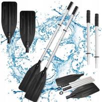 Wiosła Aluminiowe Lekkie Do Pontonu Kajaku Składane 137Cm 2 Sztuki