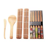 /set Bamboo Sushi Making Kit Family Office Party Homemade Sushi Gadget For Food Lovers Sushi Kit Sushi Making Kit Sushi Set