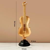 Kūrybingas modelio dekoravimas dovana smuikas derva muzikos meno kūrinys ornamentas biuras svetainė lengva prabanga muzikos instrumentas dekoravimas