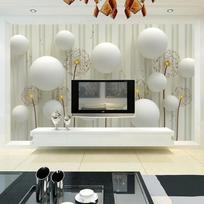 Modern 3d Photo Wallpaper Fashion Simple Dandelion Mural Living Room Bedroom Sofa Backdrop Wall Paper 200 cm(W) x 140 cm(H)