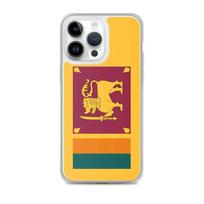 Coque Téléphone – Drapeau du Sri Lanka – Compatible iPhone 14 Pro Max – Étui Souple – Résistant et Antichoc - Silicone - Pixelforma gryna