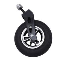 Rubber Caster Inflatable for Universal Trolley Cart with Aluminum Alloy Wheel Hub 7in 35PSI