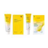 [BONCEPT] [Daiso] Vita C Collections / Cream, Eye Cream, Mask, Eye patch Double Ampoule mask 34.5g