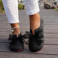 Mary Flat Shoes for Women Comfortable Soft Sole - with Breathable Design & Versatile for Casual Fashion and Everyday Comfort 42 juoda
