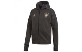 Adidas Manchester United Jackets Men's Black Hooded Moderate Other DX9079 M