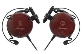 Wired Headphones with Wood Compact Design Audio-Technica ATH-EW9 On-Ear Housing, Brown, ruda