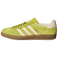 Adidas Originals Gazelle Indoor Comfortable Fit Training Shoes Unisex Shoes Green Beige KZ6951 38⅔