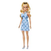 Barbie Fashionista Ribbon Blue Dress Doll Set Doll House Pretend Play Barbie Doll Ages Blue HYT93 - Dress-up & - - - 3+ - -
