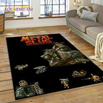 Metal Slug Retro Game Cartoon Customized Rug Carpet for Living Room Bedroom Decor,Non-slip Decoration for Sofa Doormat Gift Kid 40x60cm( 15x23in )