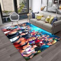 3D Retro Game King of Fighters Gamer Carpet Rug for Home Living Room Bedroom Sofa Doormat Decor,kids Area Rug Non-slip Floor Mat 40x60cm